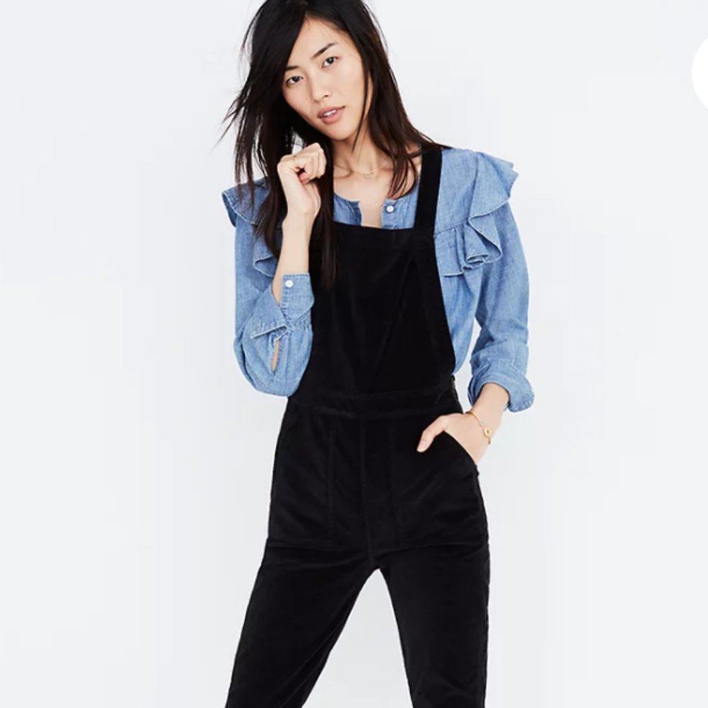 Madewell Velvet Overalls